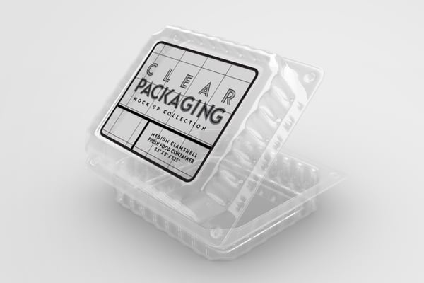 Empty Clamshell Packaging
