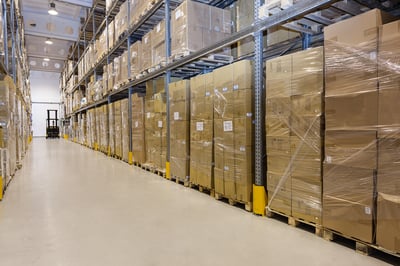 large packaging warehouse