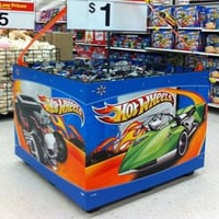 Dump Bin Displays, great for pushing inexpensive products!