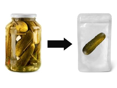 single serve packaging pickle